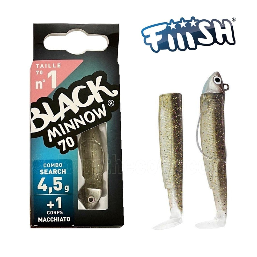 Fiiish Black Minnow 70 Search 4.5g Macchiato Lure Combo