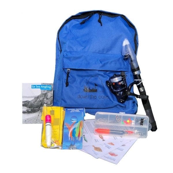 Telescopic Sea Fishing Starter Kit - Rod, Reel & Backpack