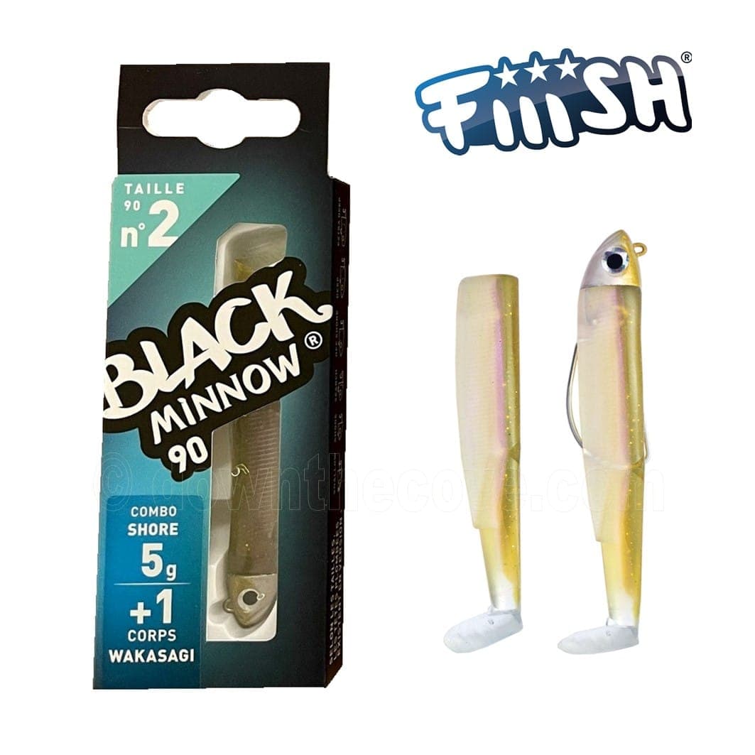 Fiiish Black Minnow 90 Shore 5g Wakasagi Lure Combo