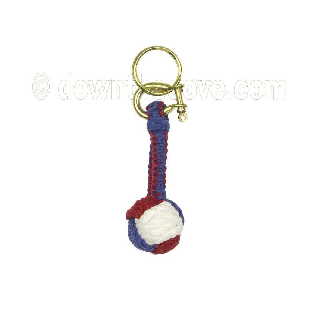 Monkey Fist Keyring - Tri Colour image 1