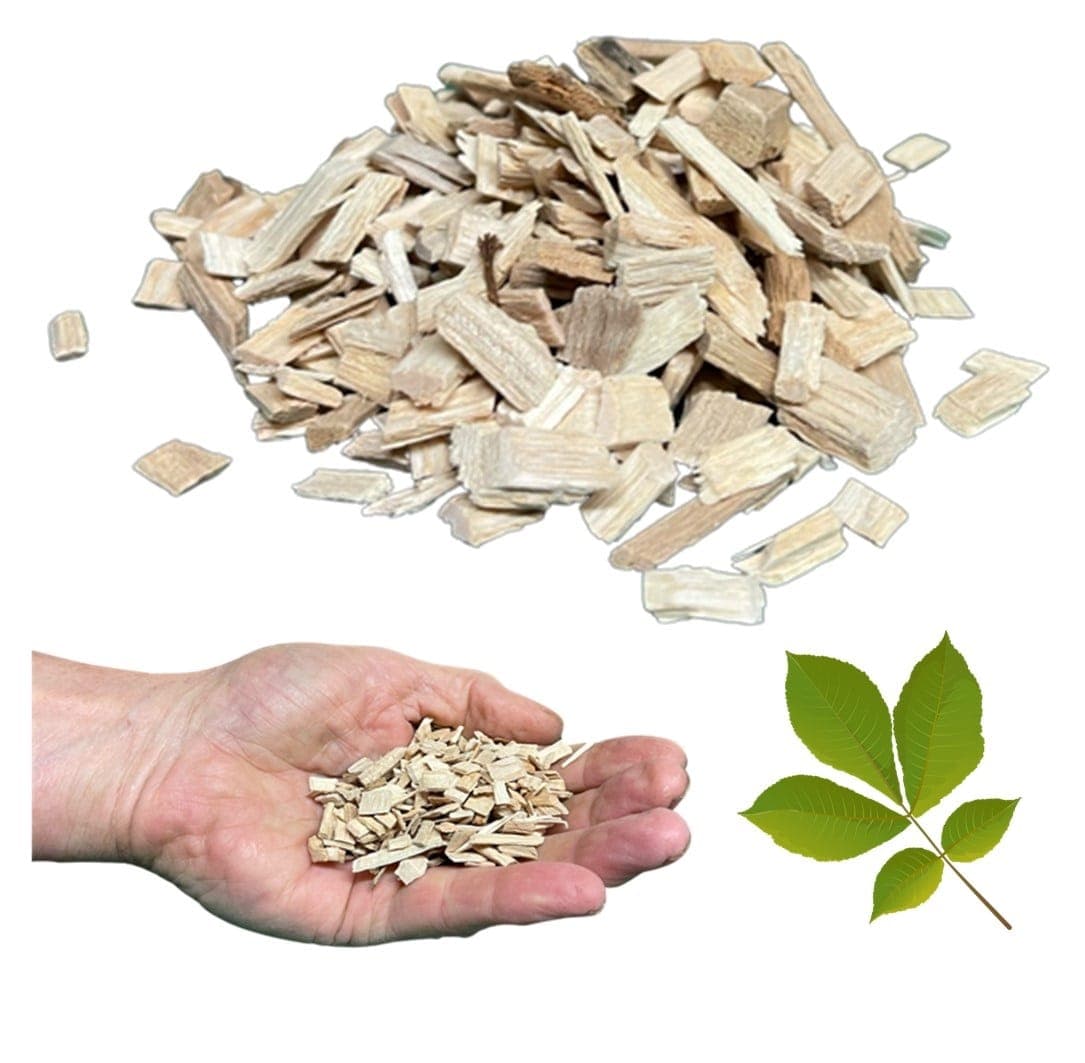 Hickory BBQ Wood Chips - Coarse 8mm Smoking Chips