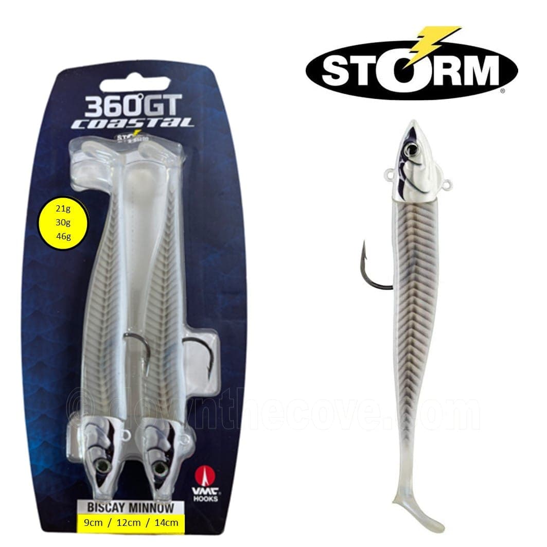 Storm 360GT Coastal Biscay Minnow - White Pearl Sandeel image 1