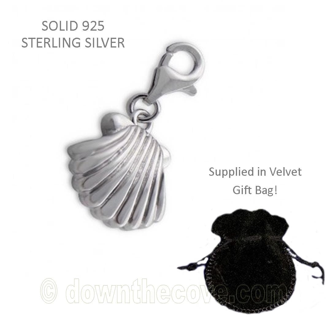 Silver Shell Charm image 1