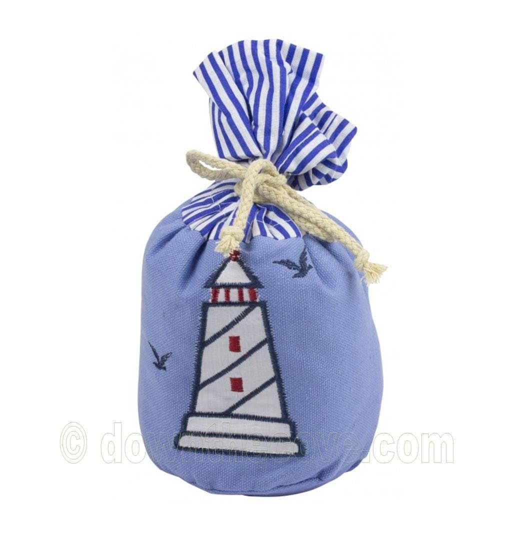 Lighthouse Doorstop 18cm Weighted Cotton Door Stop image 1