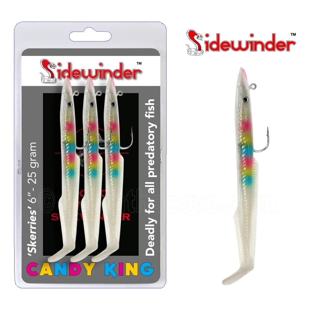 Sidewinder Skerries Candy King Sandeel 6 inch 22g - Pack of 3 image 1