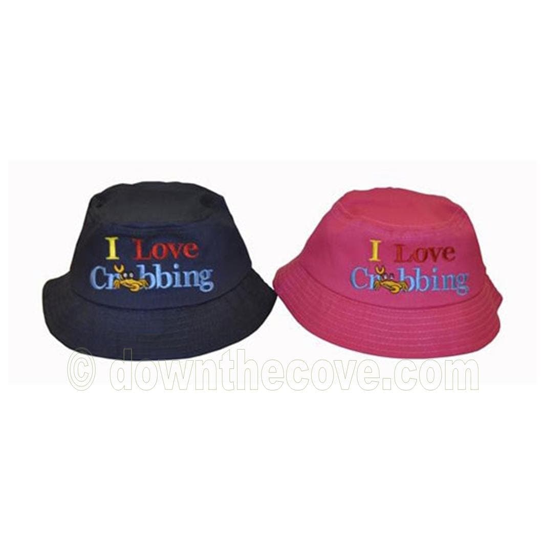Bush Hat with "I Love Crabbing" image 1