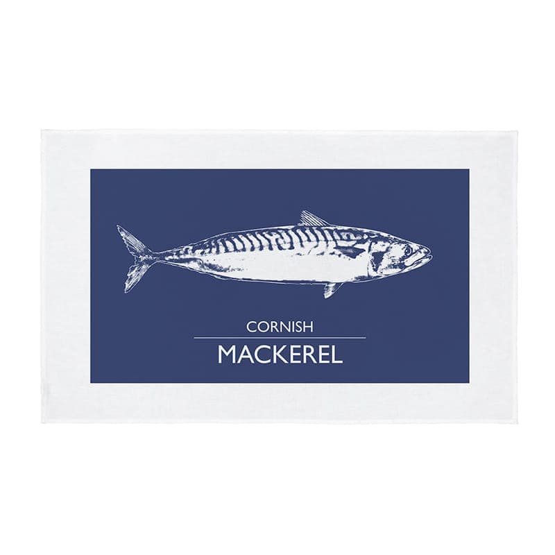 Cornish Mackerel Tea Towel image 1