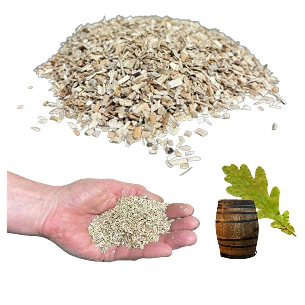 Bourbon Soaked Oak Wood Chips - Fine