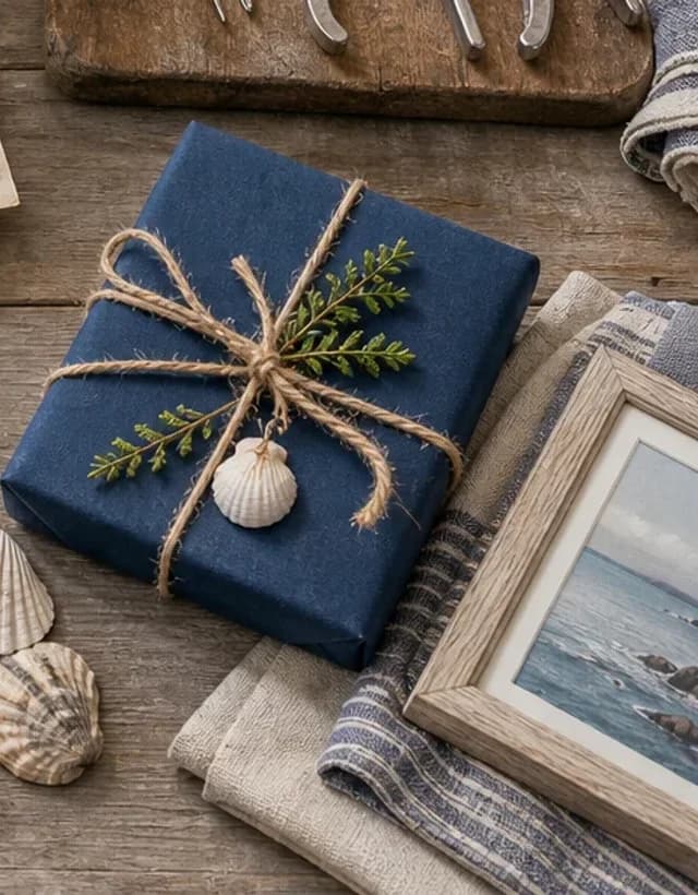 Coastal gifts and wrapped seaside homeware from Down The Cove